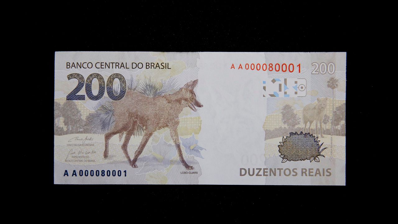 Banco Central divulga nova cédula de 200 reais
