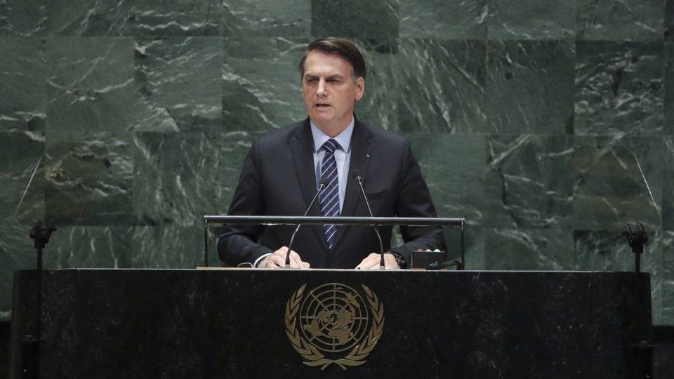 Bolsonaro irá rebater criticas sobre questões ambientais em discurso na ONU