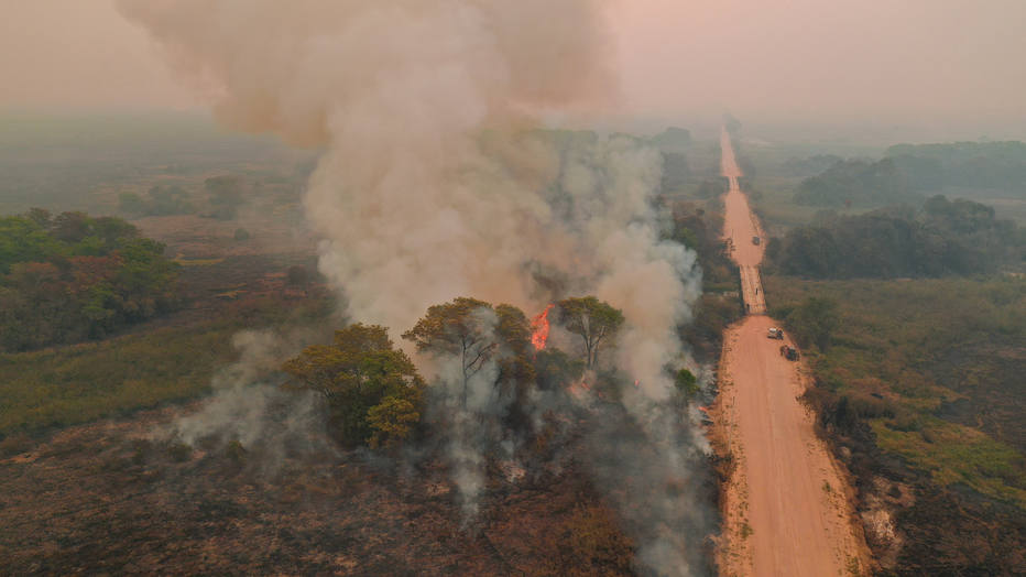 Fumaças vindas do Pantanal pode causar "chuva negra na grande São Paulo